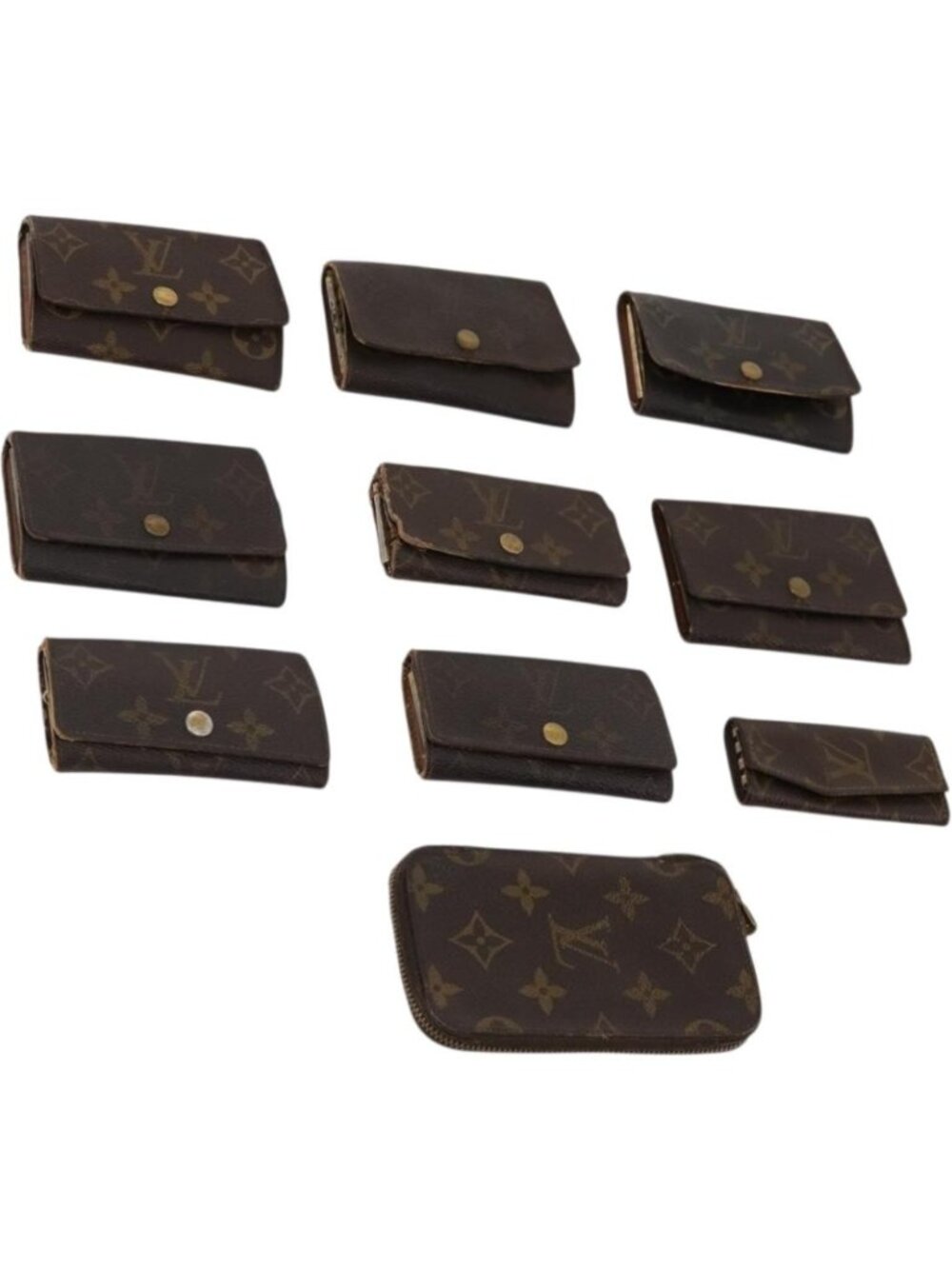 LOUIS VUITTON Monogram Key Case 10 Set
